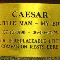 Brass Plaques